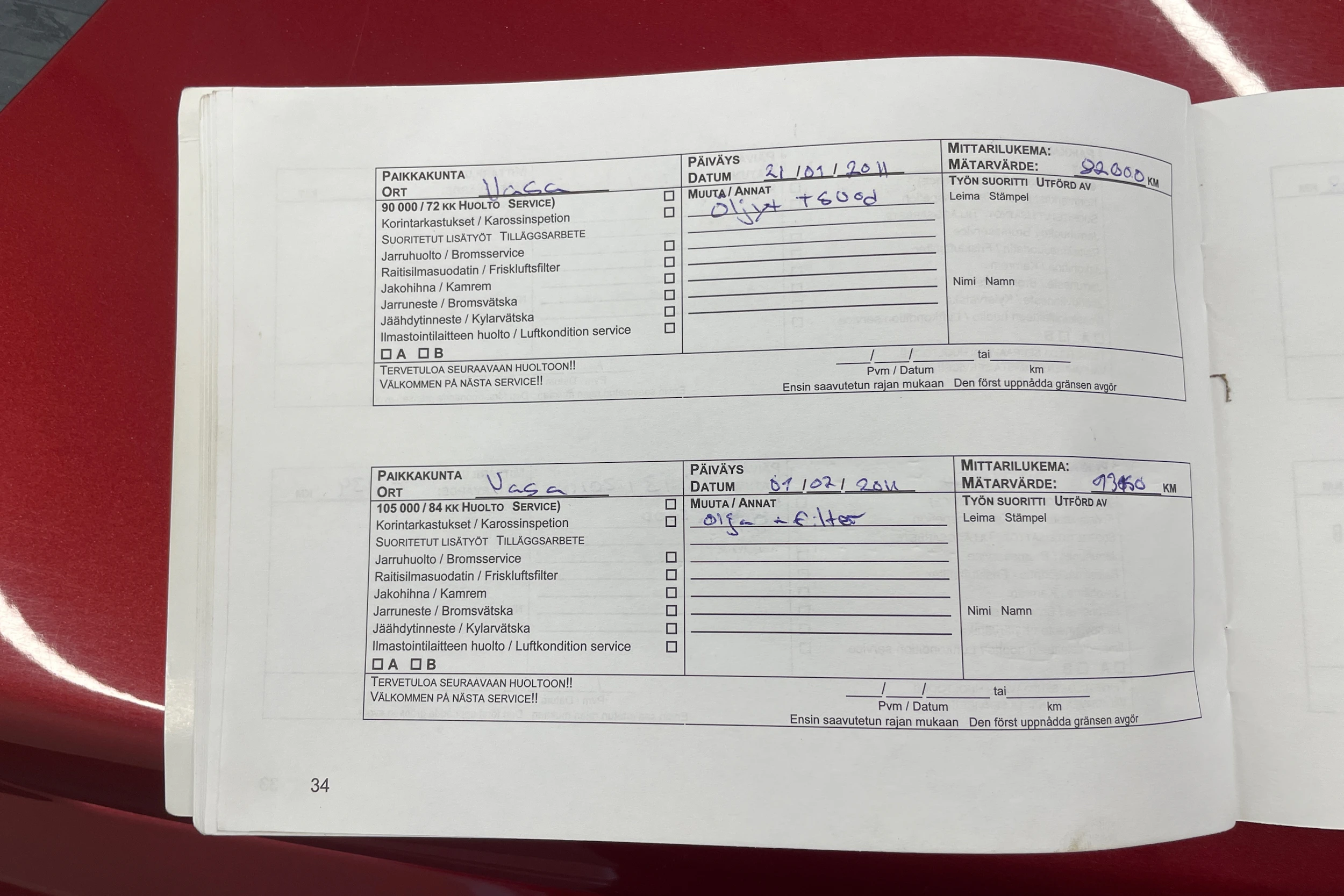 punainen Dodge Caliber 2006 kuva 26.