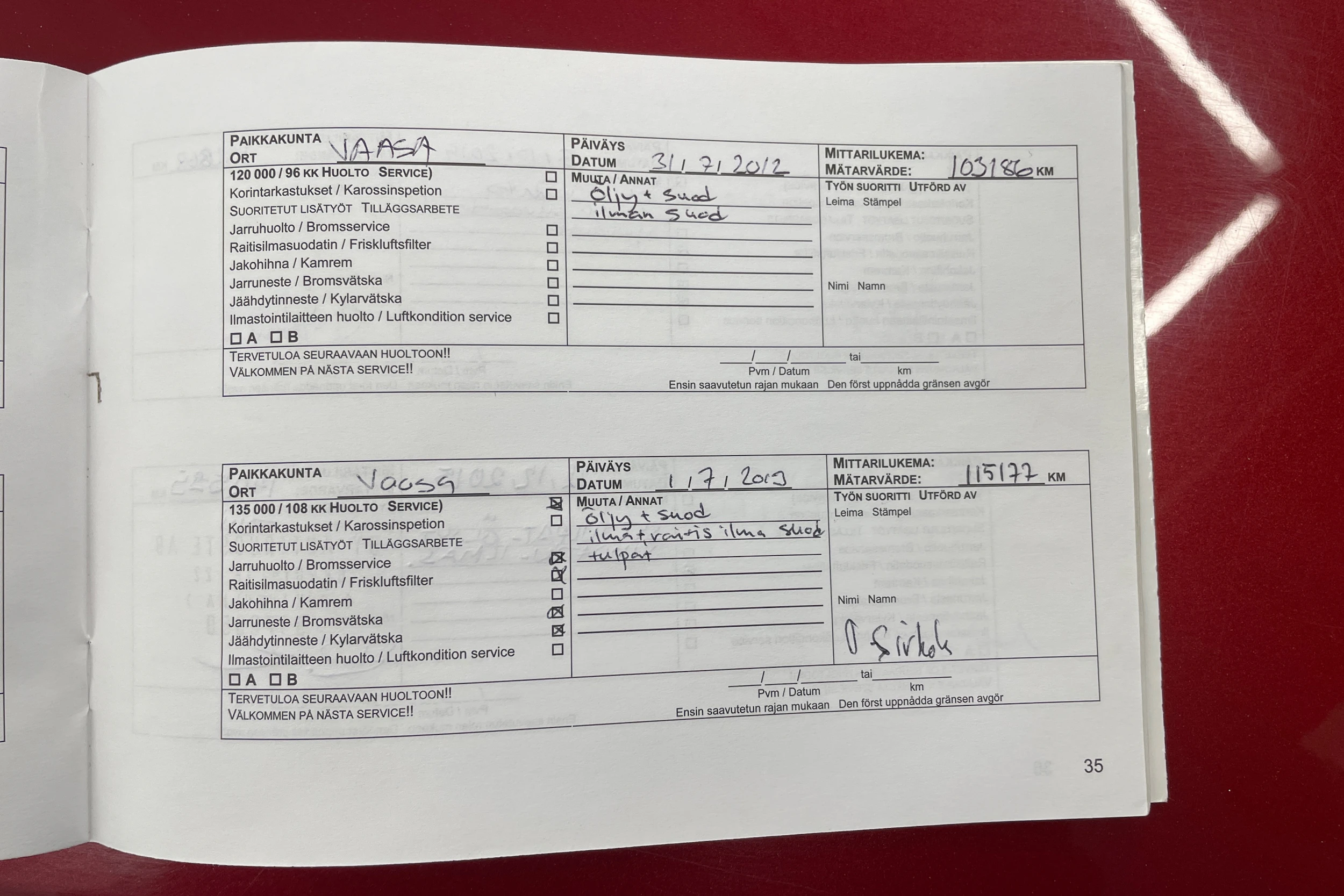 punainen Dodge Caliber 2006 kuva 27.