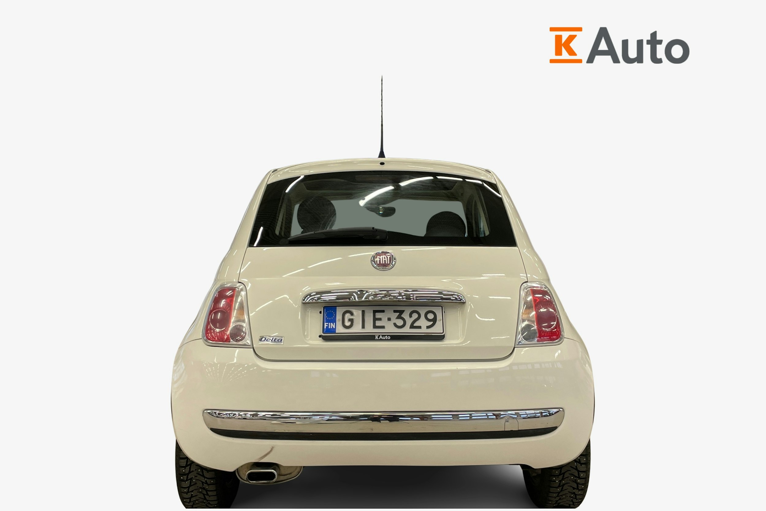 valkoinen Fiat 500 2008 kuva 3.