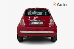 Punainen Fiat 500 2008 kuva 3.