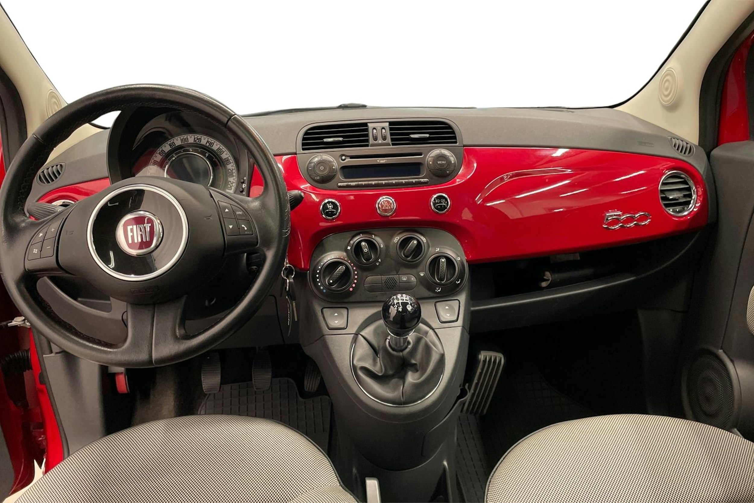 Punainen Fiat 500 2008 kuva 10.