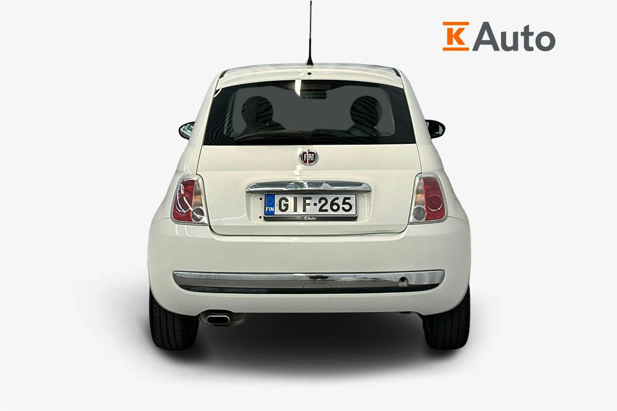 valkoinen Fiat 500 2008 kuva 3.