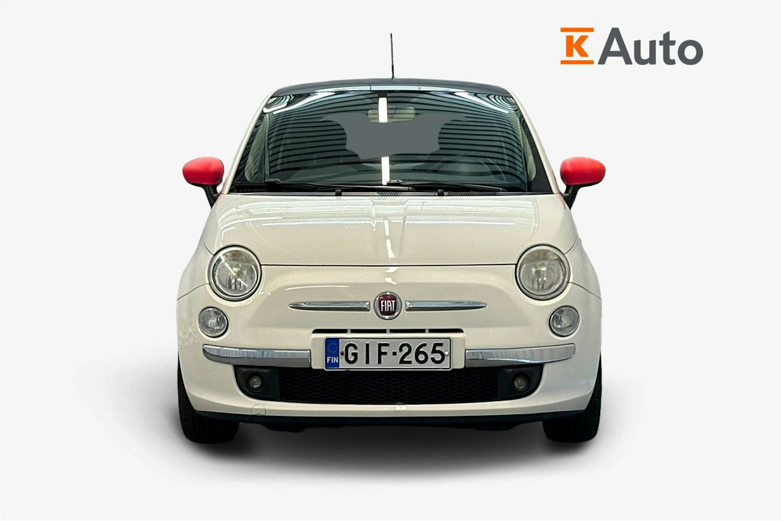 valkoinen Fiat 500 2008 kuva 4.