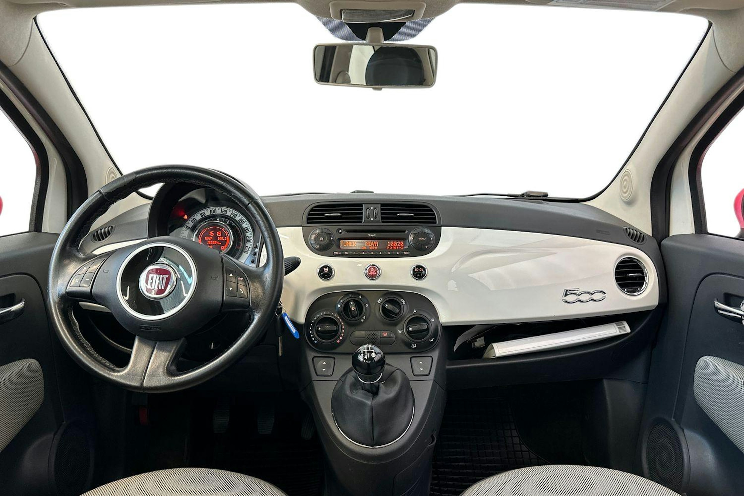 valkoinen Fiat 500 2008 kuva 7.