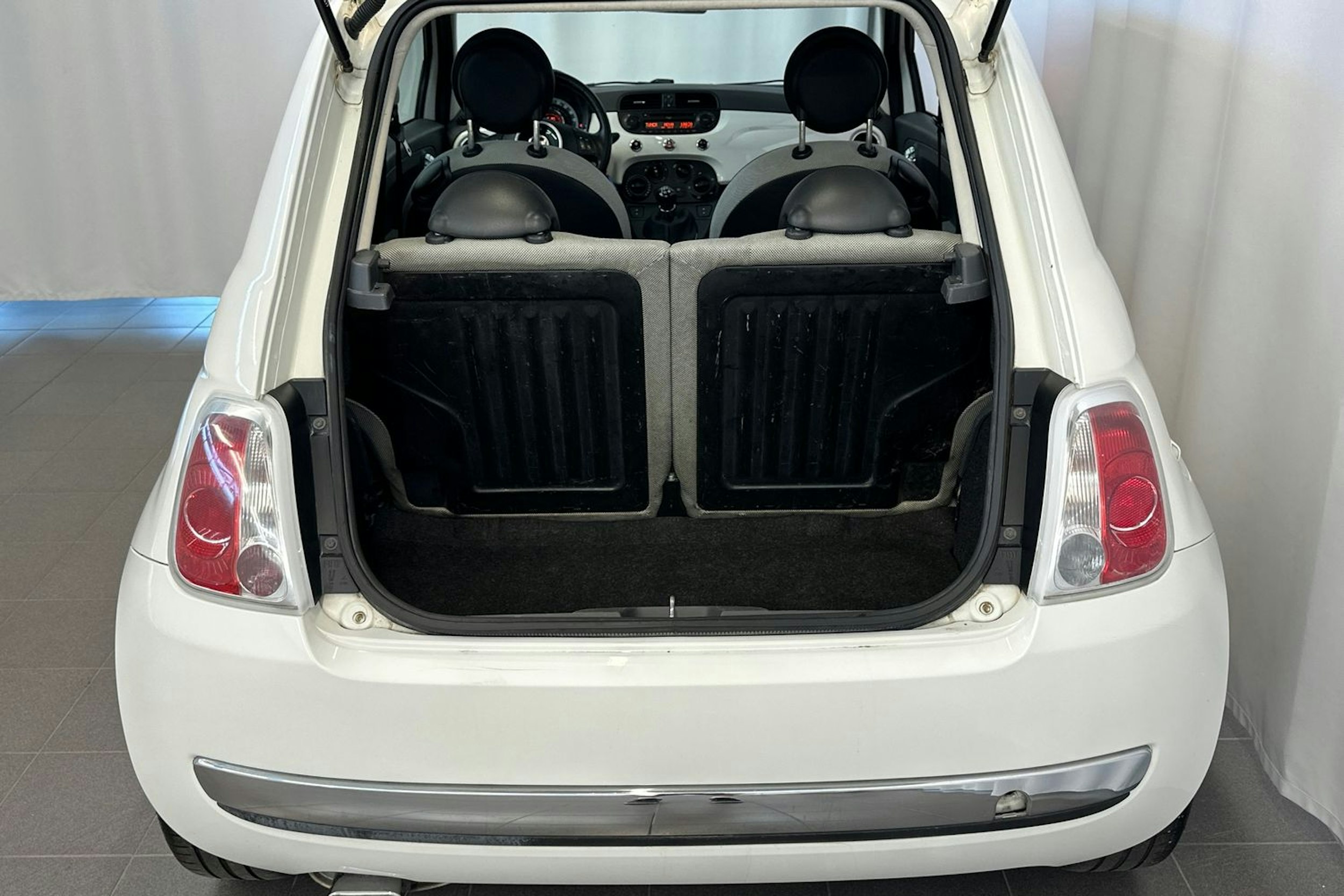 valkoinen Fiat 500 2008 kuva 12.