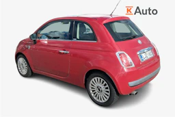 punainen Fiat 500 2008 kuva 2.