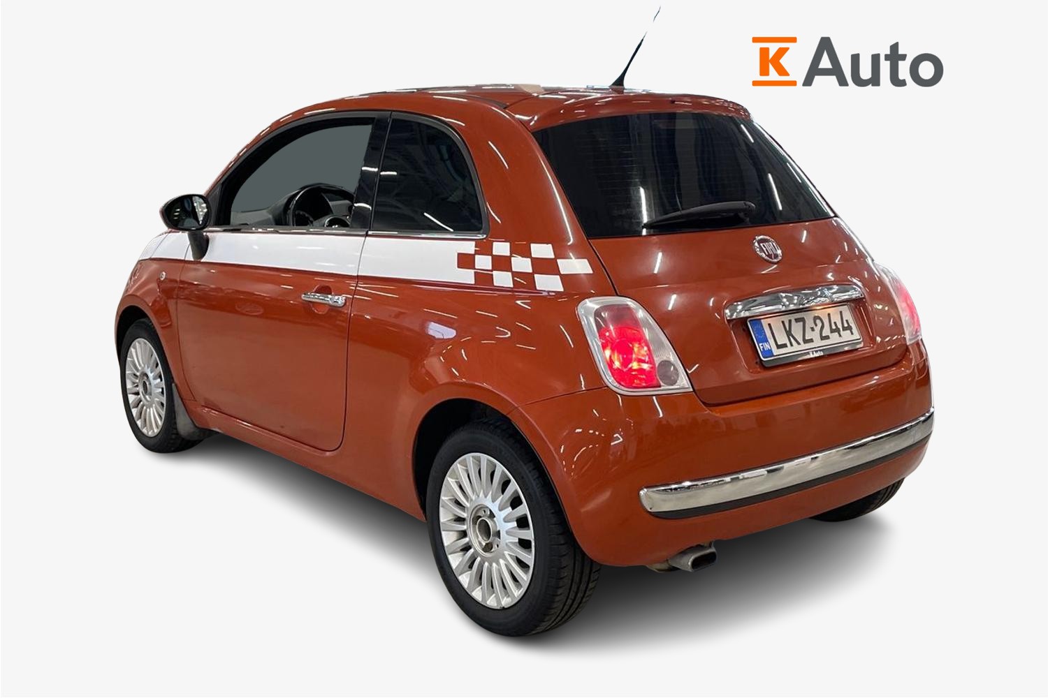 Fiat 500 1,2 69 Lounge 2008, photo 2/23