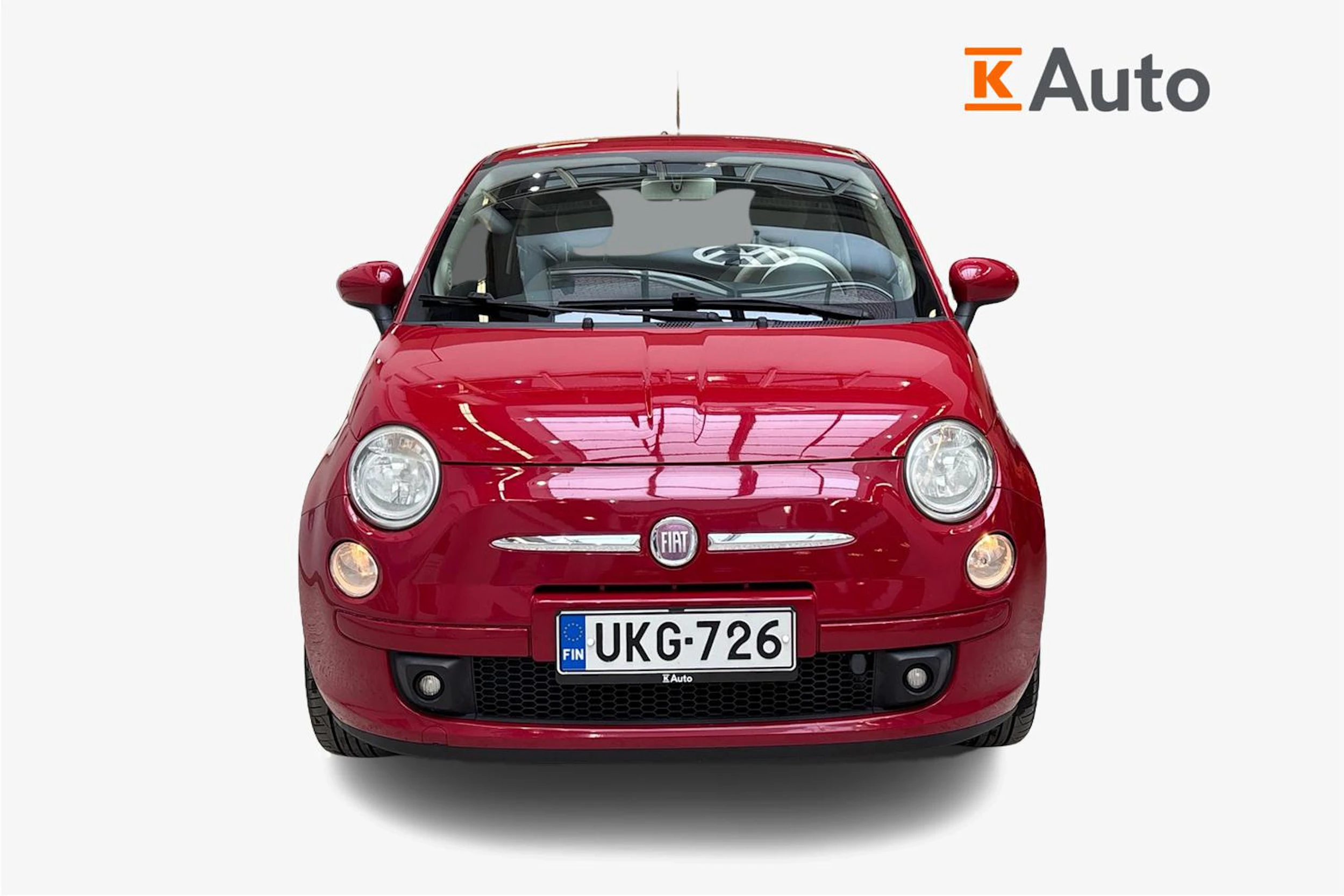 punainen Fiat 500 2011 kuva 4.