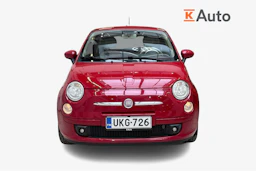 punainen Fiat 500 2011 kuva 4.