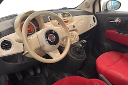 valkoinen Fiat 500 2011 kuva 3.