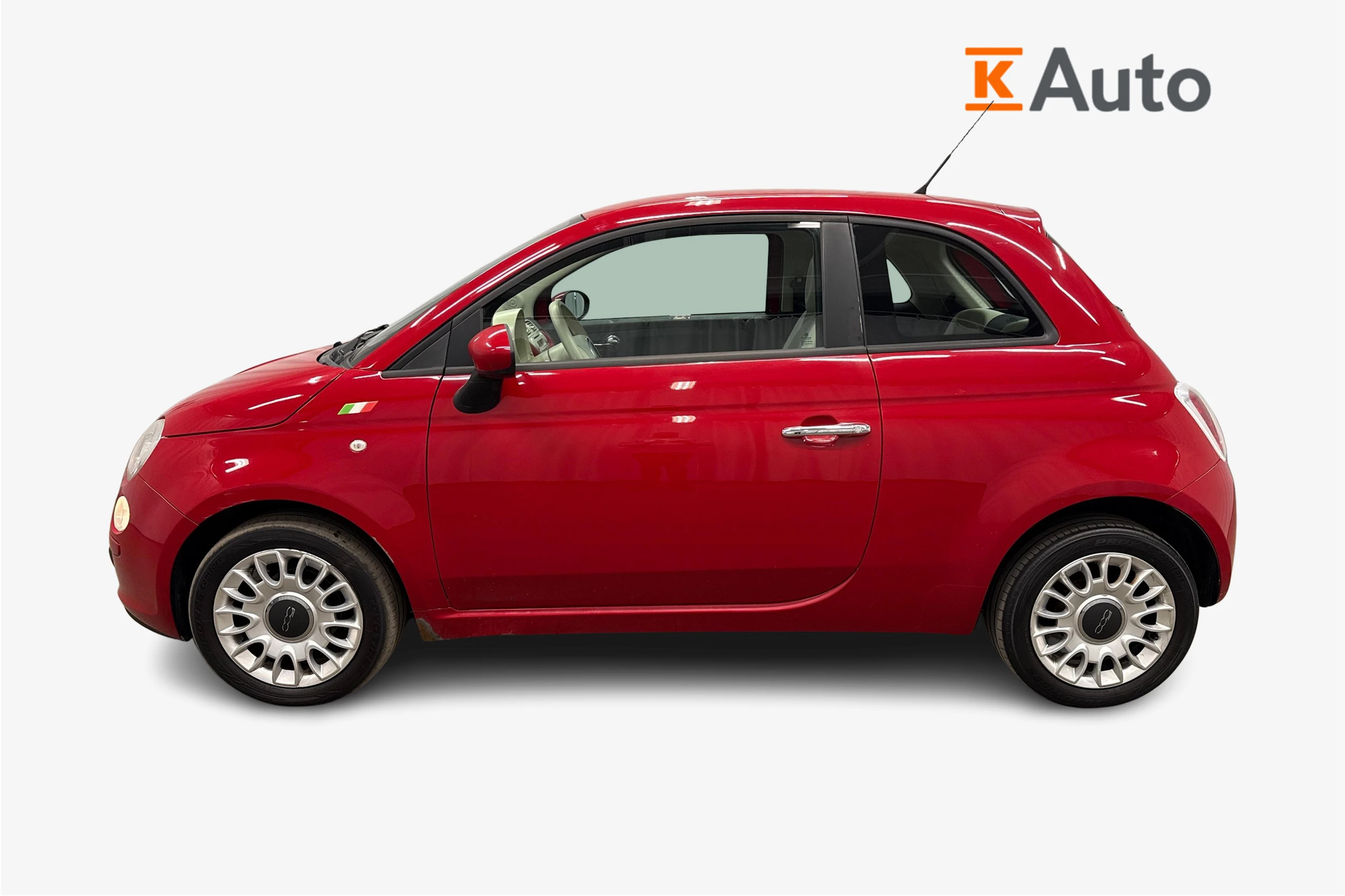 punainen Fiat 500 2012 kuva 5.