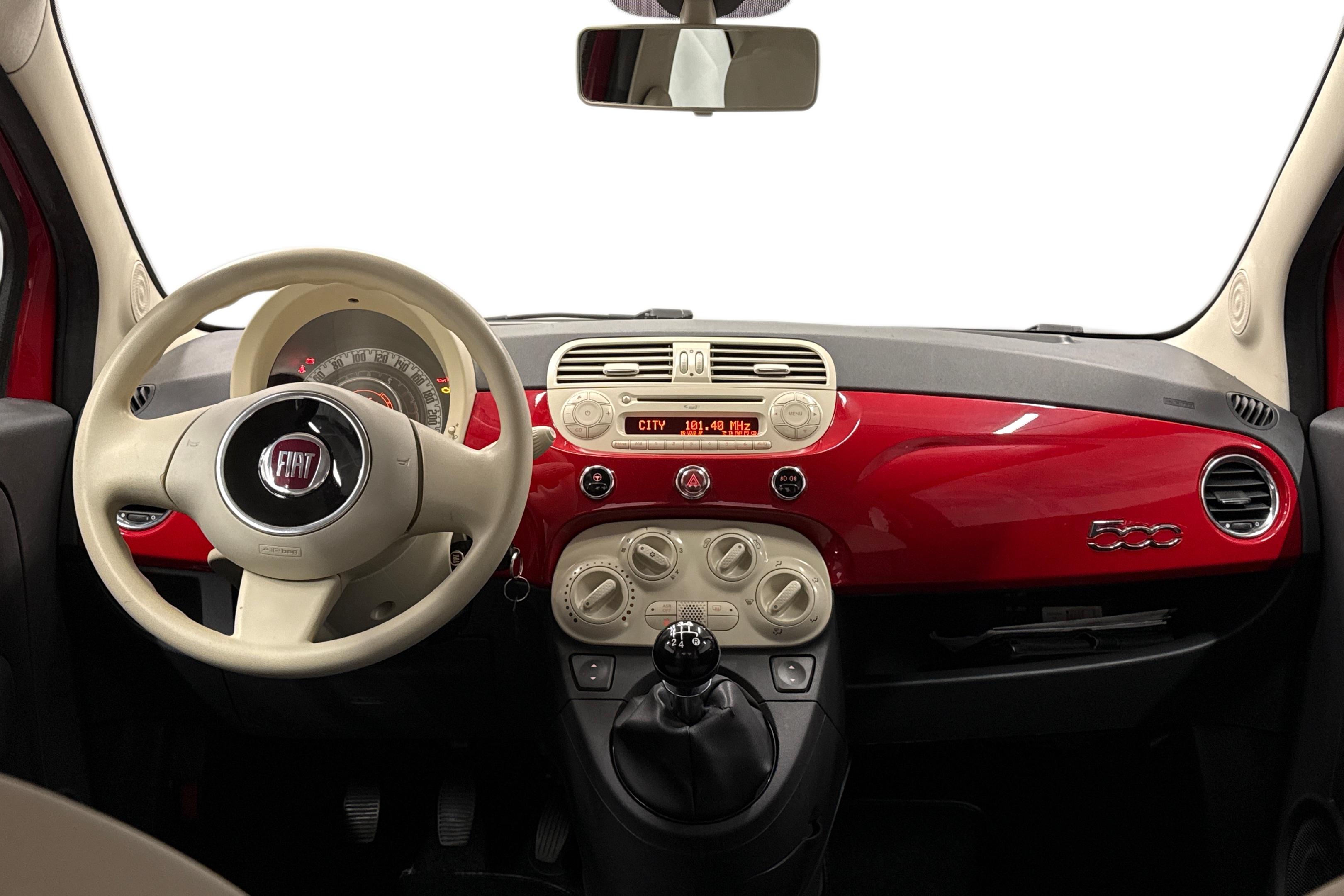 Fiat 500 Italia 1,2 8v 69 hv Bensiini 2012, kuva 7/15