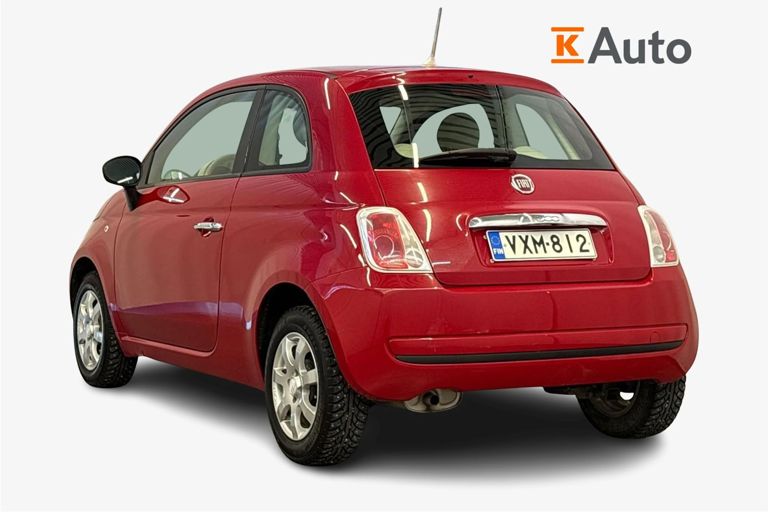 punainen Fiat 500 2014 kuva 2.