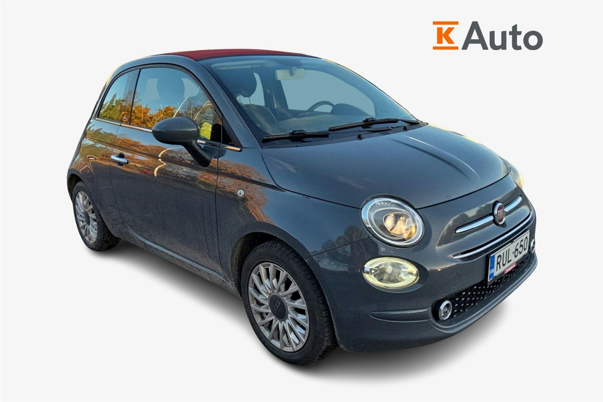 harmaa Fiat 500 2019 kuva 1.