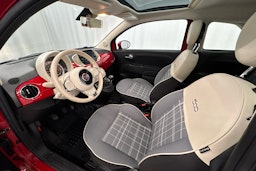 punainen Fiat 500 2020 kuva 6.