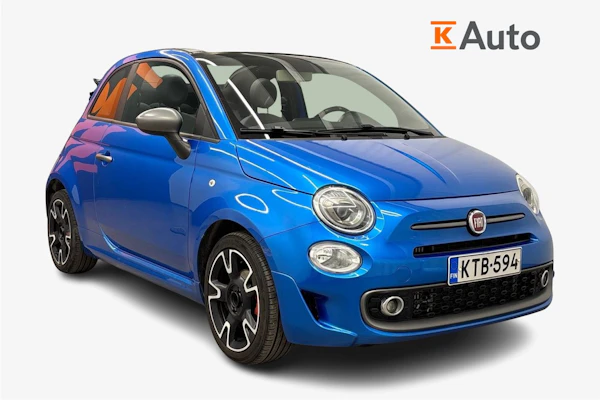 Fiat 500C S Cabrio TwinAir 105hv Start&Stop | Urheiluistuimet | Lohkolämmitin & Sisätilapuhallin | P.Tutka |
