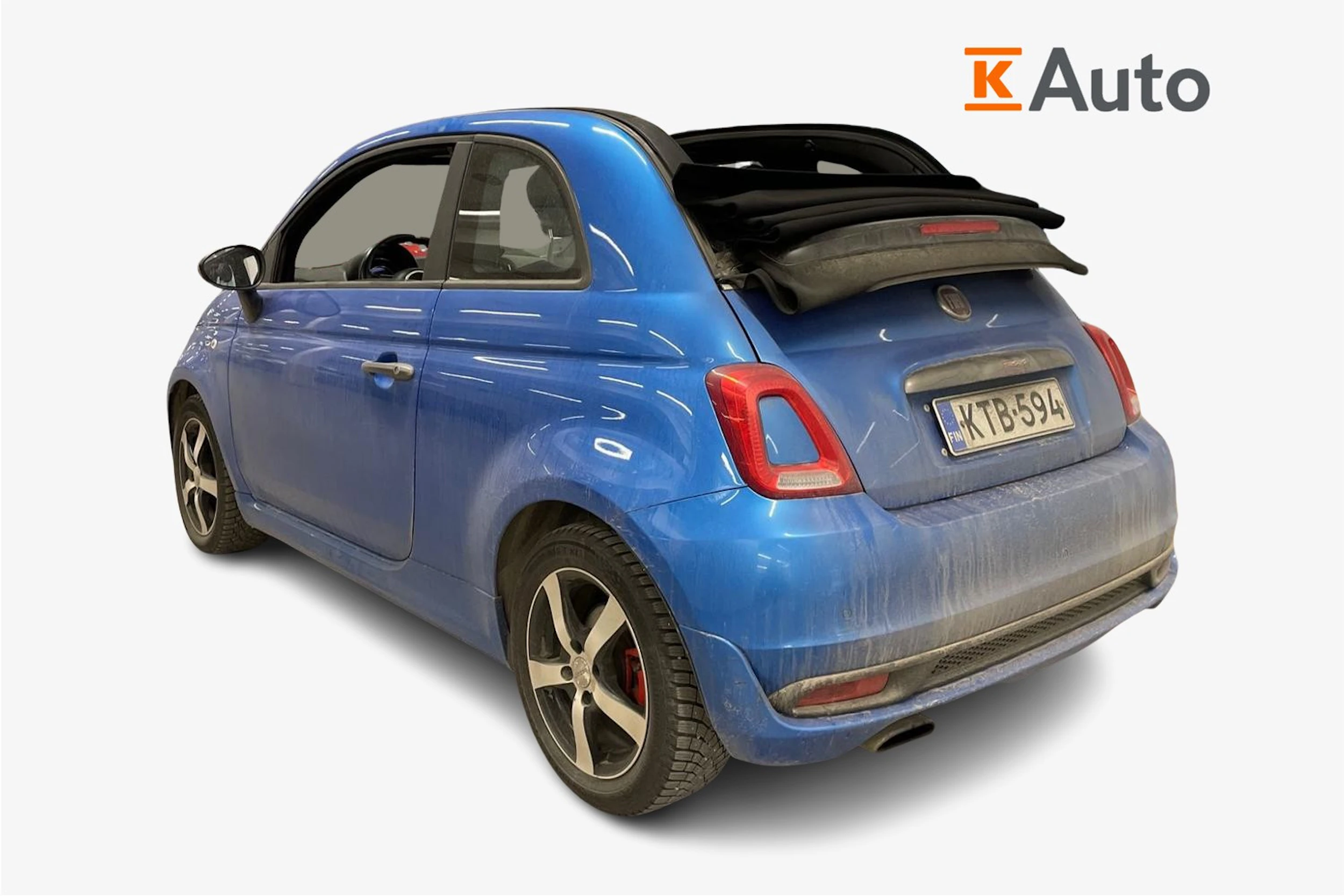 sininen Fiat 500C 2018 kuva 2.