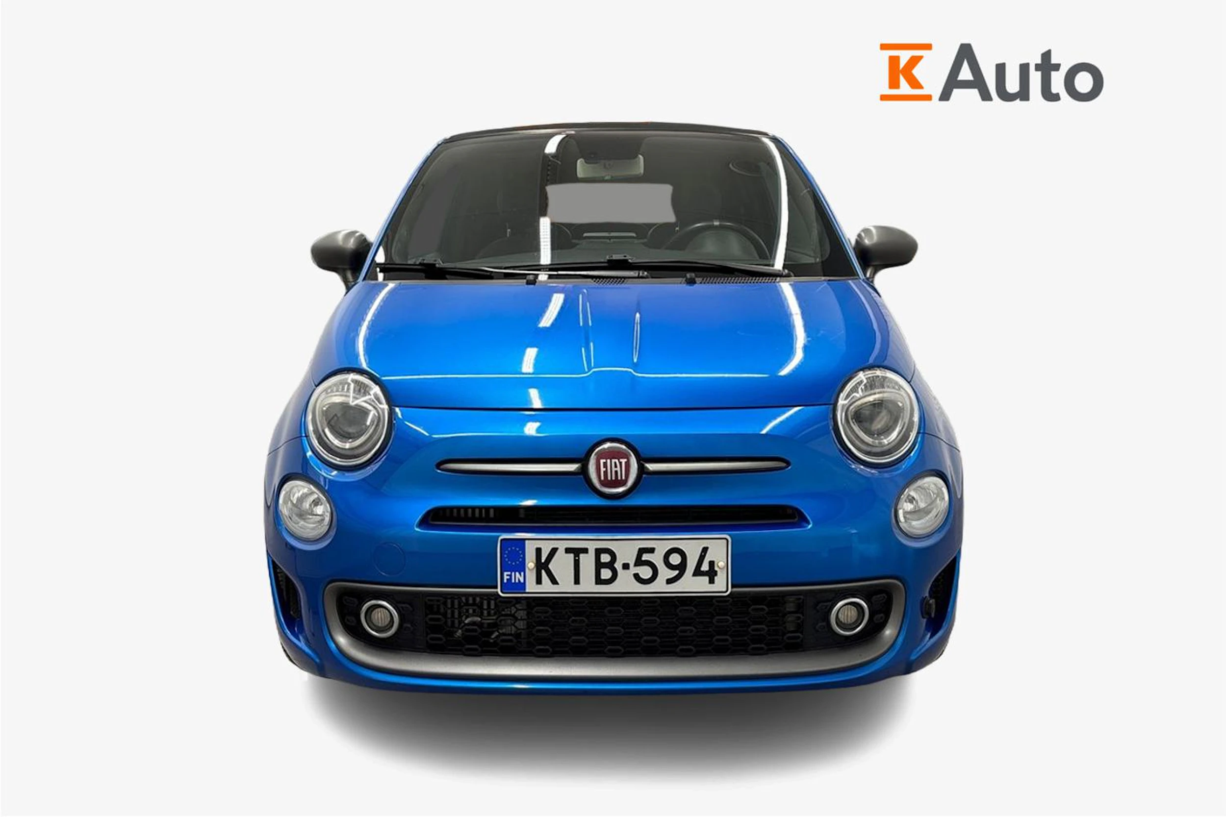 sininen Fiat 500C 2018 kuva 4.