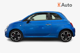 sininen Fiat 500C 2018 kuva 5.