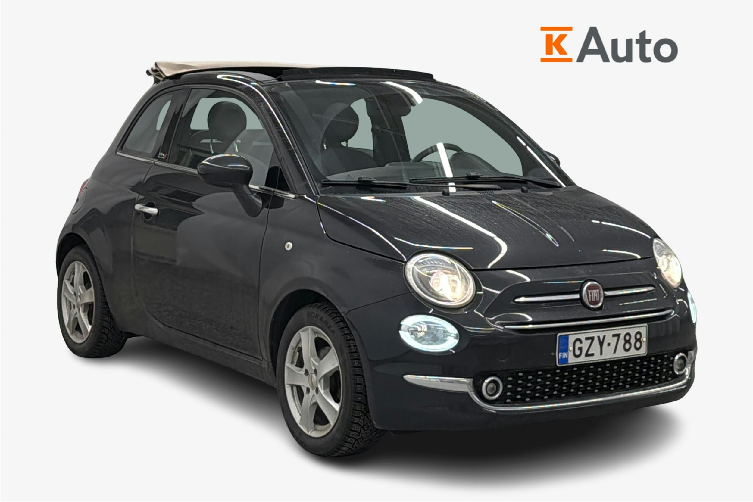 musta Fiat 500C 2021 kuva 1.
