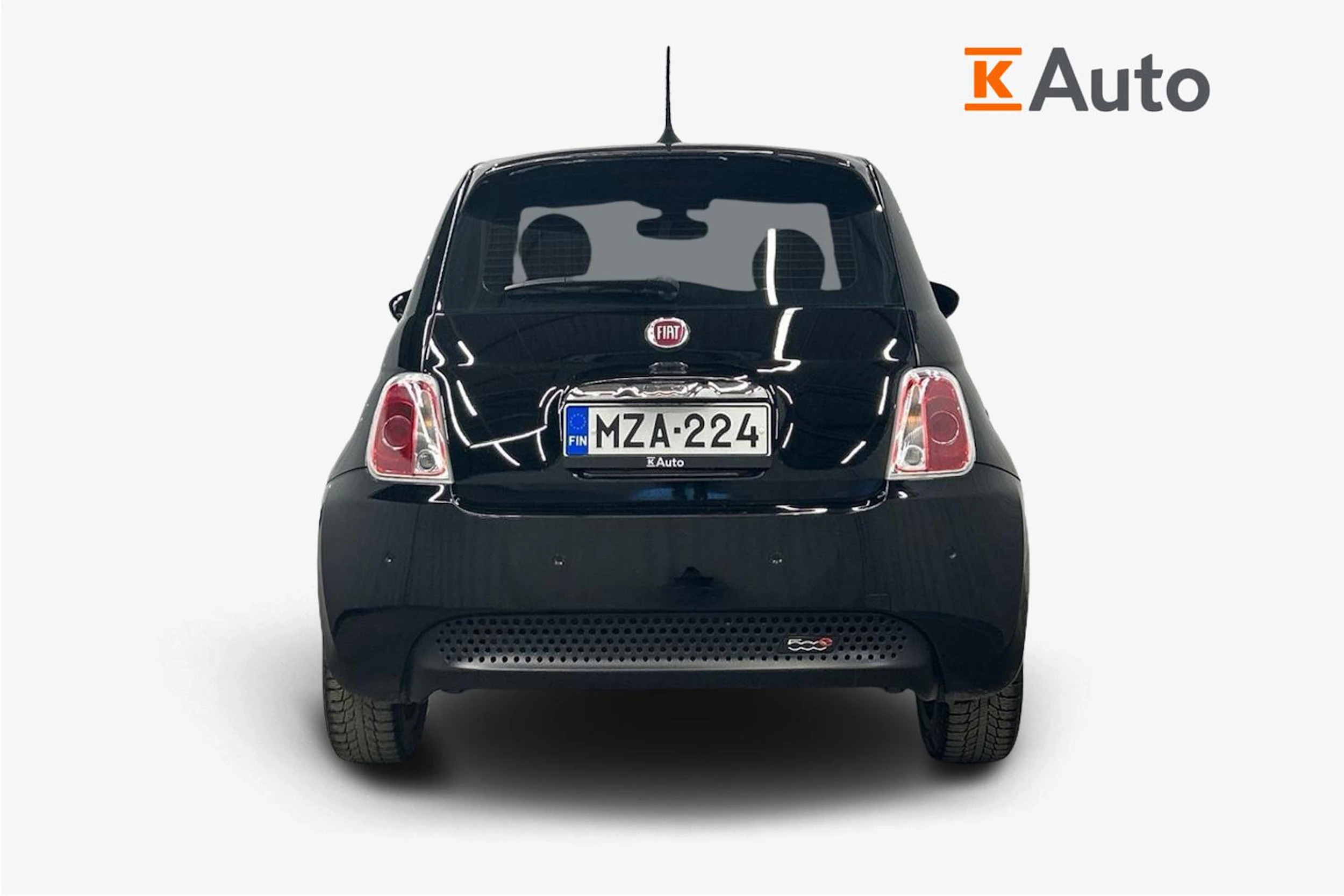 musta Fiat 500e 2016 kuva 3.