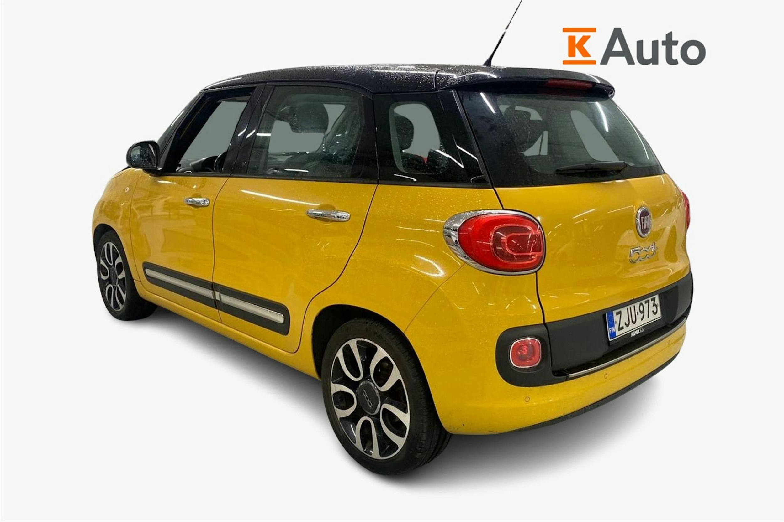keltainen Fiat 500L 2013 kuva 2.