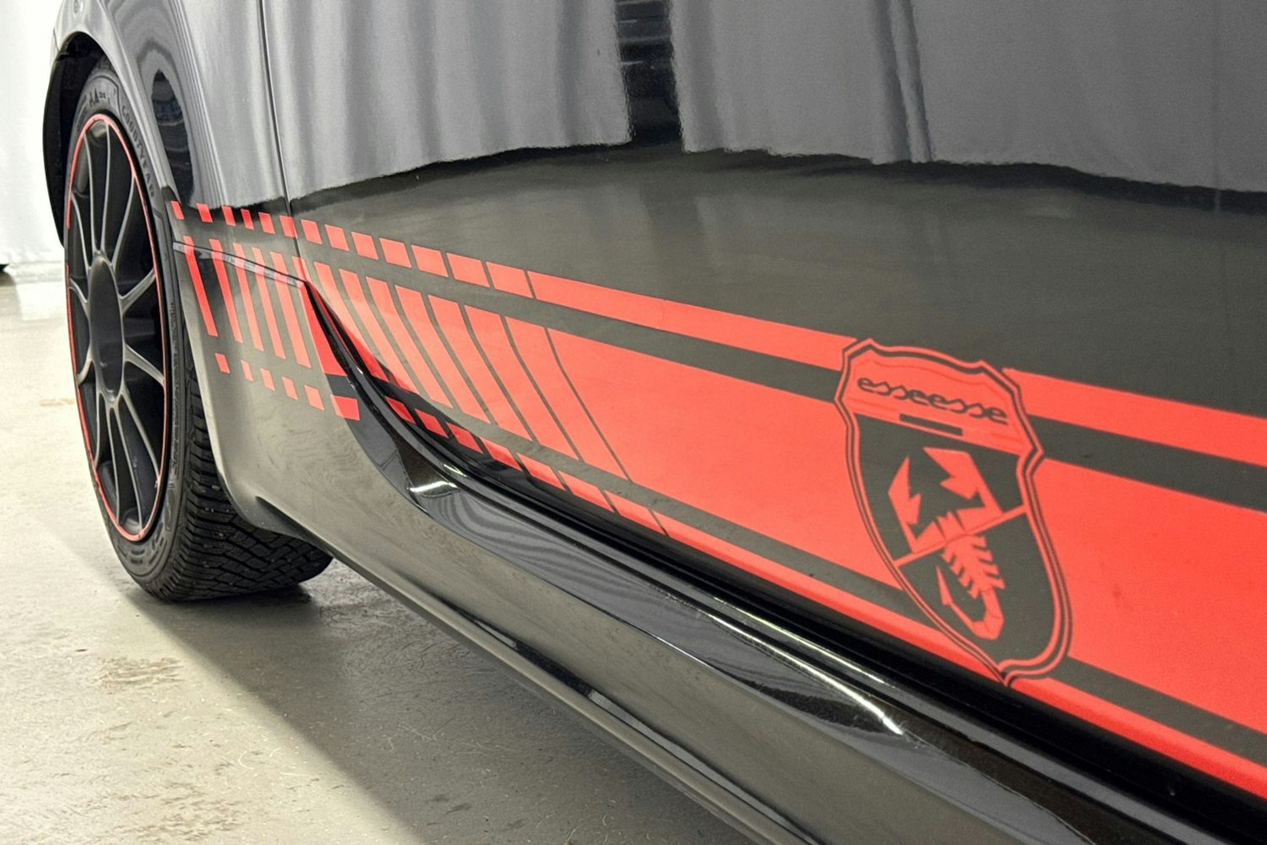 musta Fiat Abarth 500 2008 kuva 14.