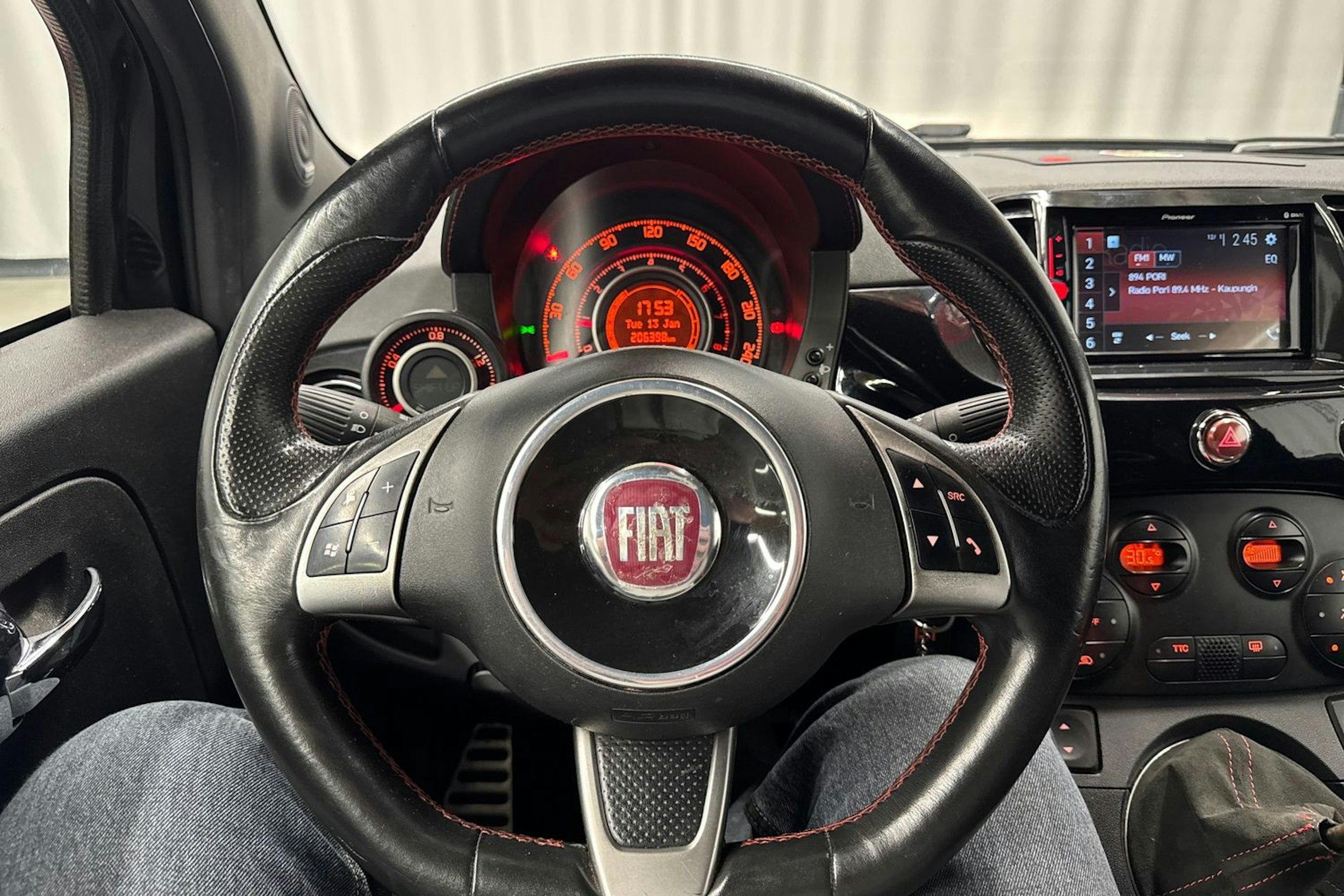 musta Fiat Abarth 500 2008 kuva 20.