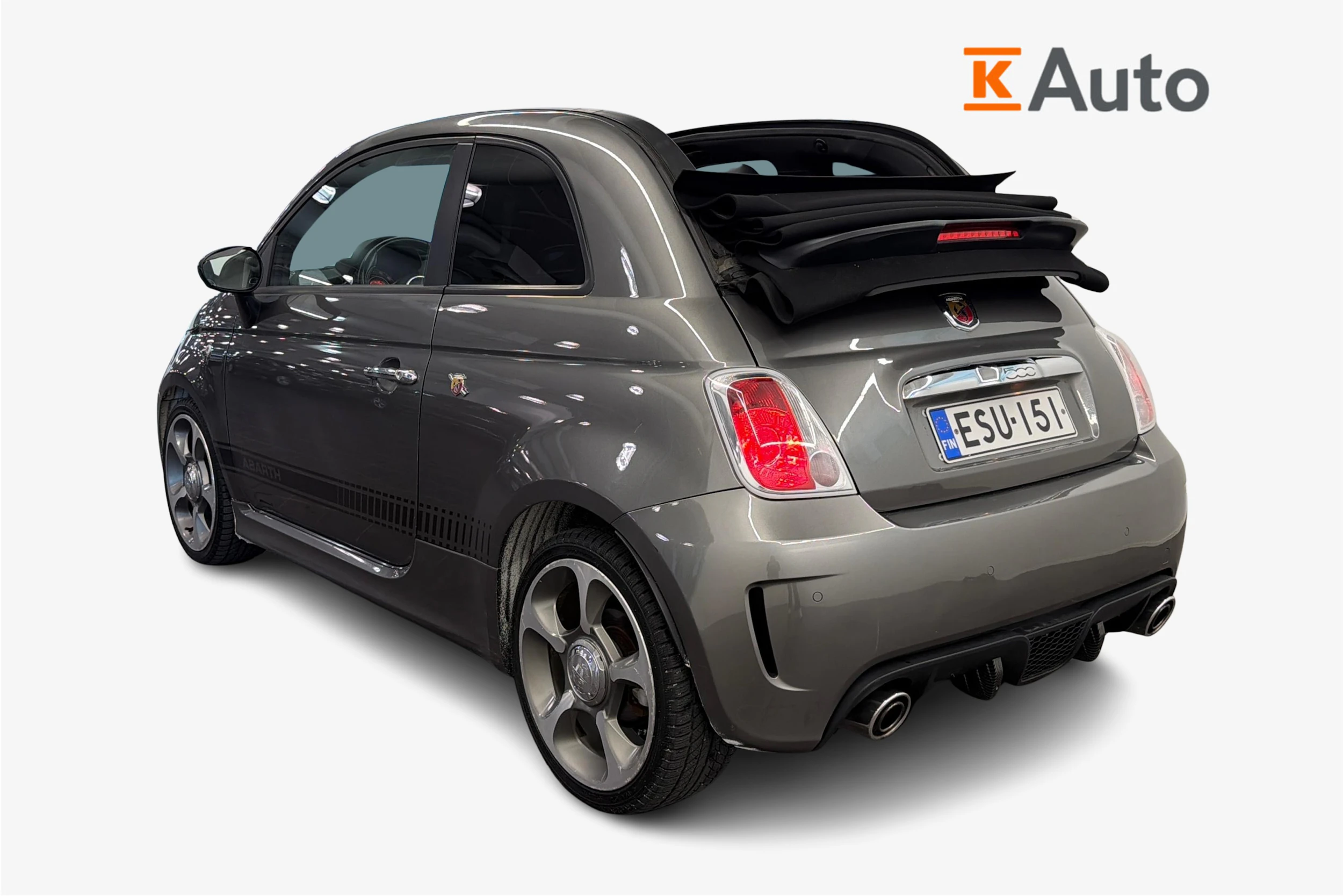 harmaa Fiat Abarth 500 2012 kuva 2.