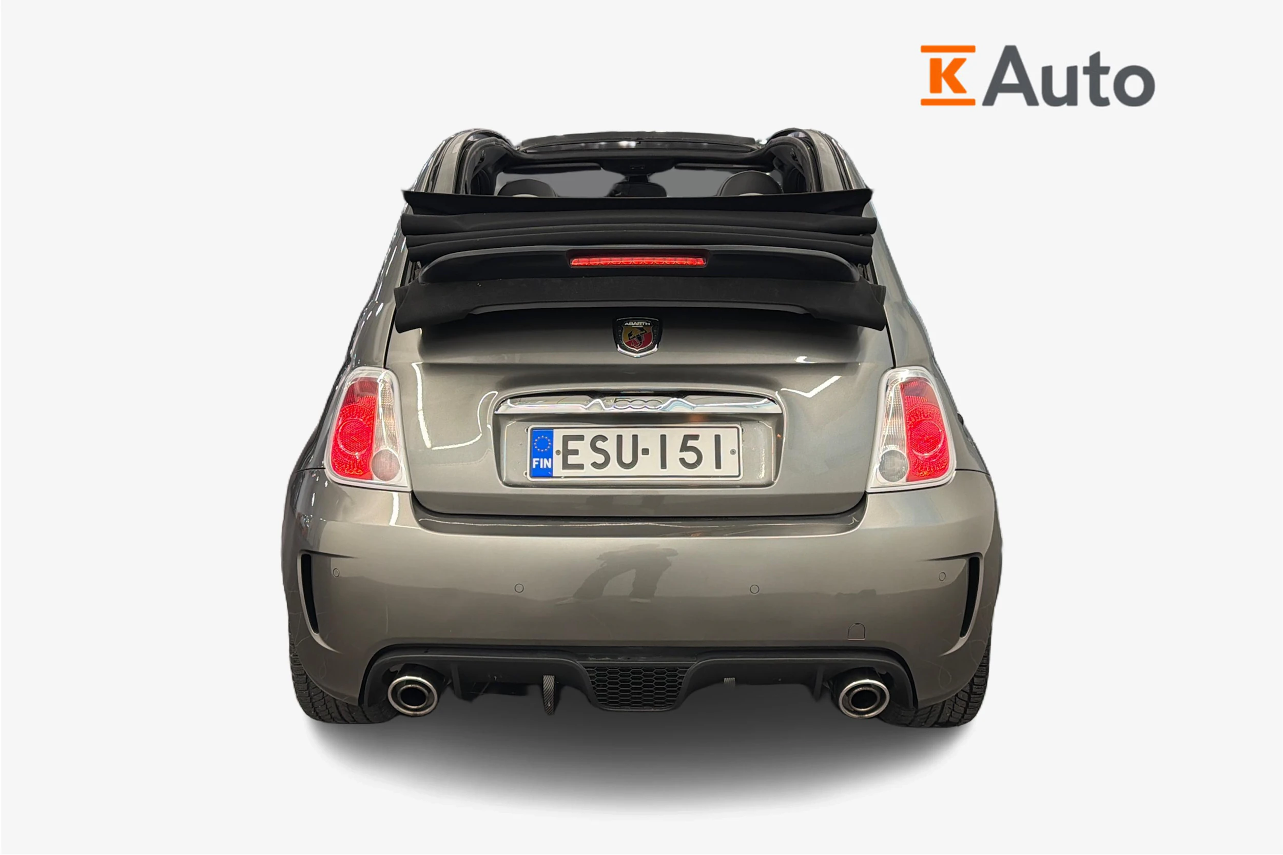 harmaa Fiat Abarth 500 2012 kuva 3.