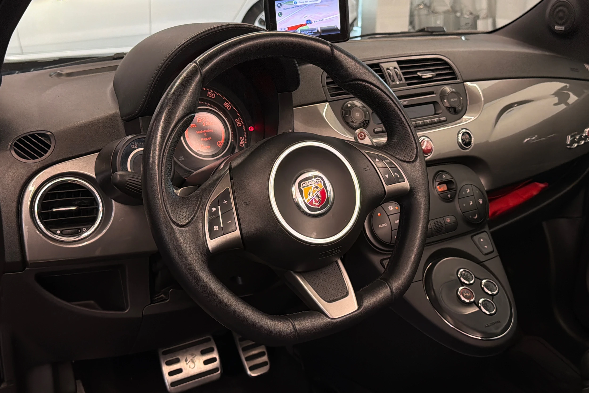 harmaa Fiat Abarth 500 2012 kuva 12.