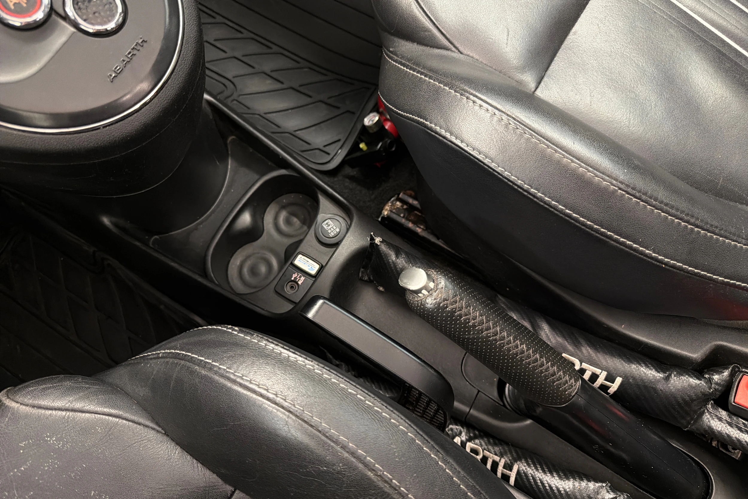 harmaa Fiat Abarth 500 2012 kuva 17.
