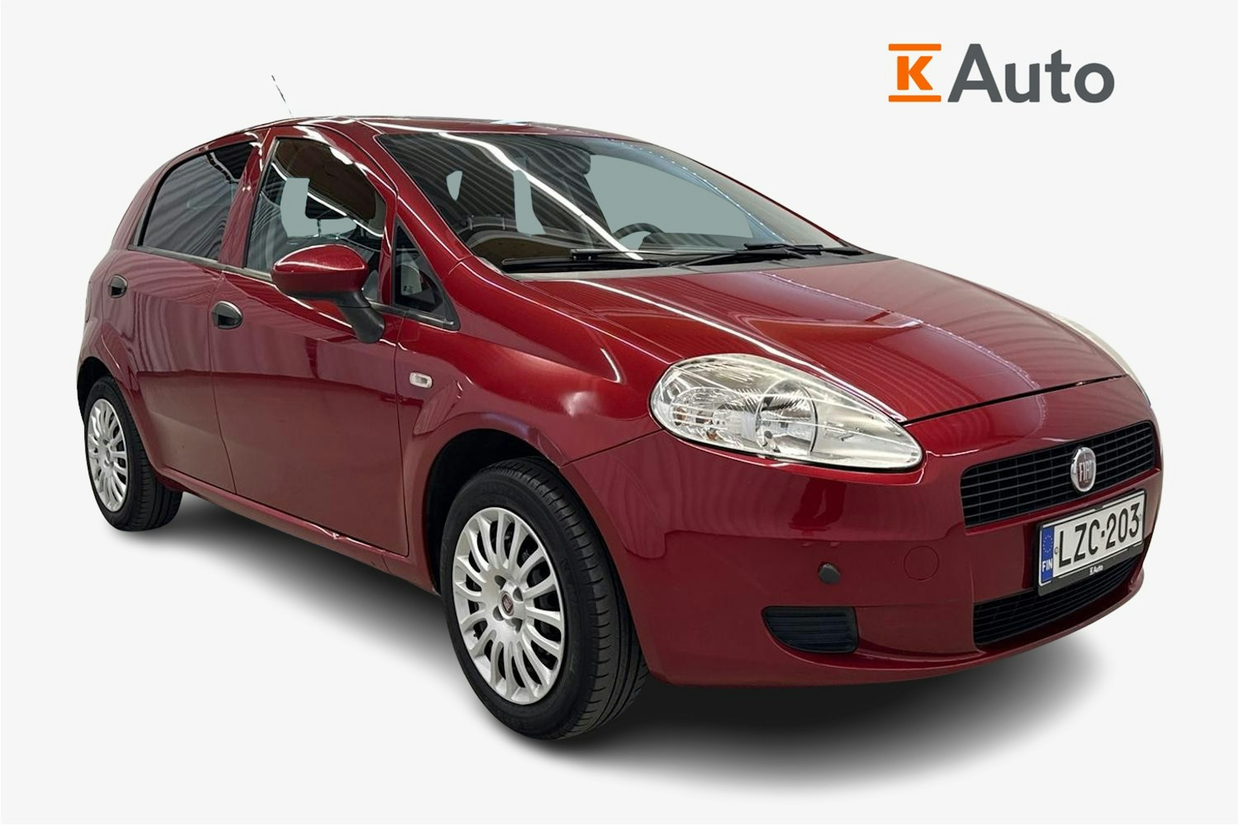 punainen Fiat Grande Punto 2010 kuva 1.