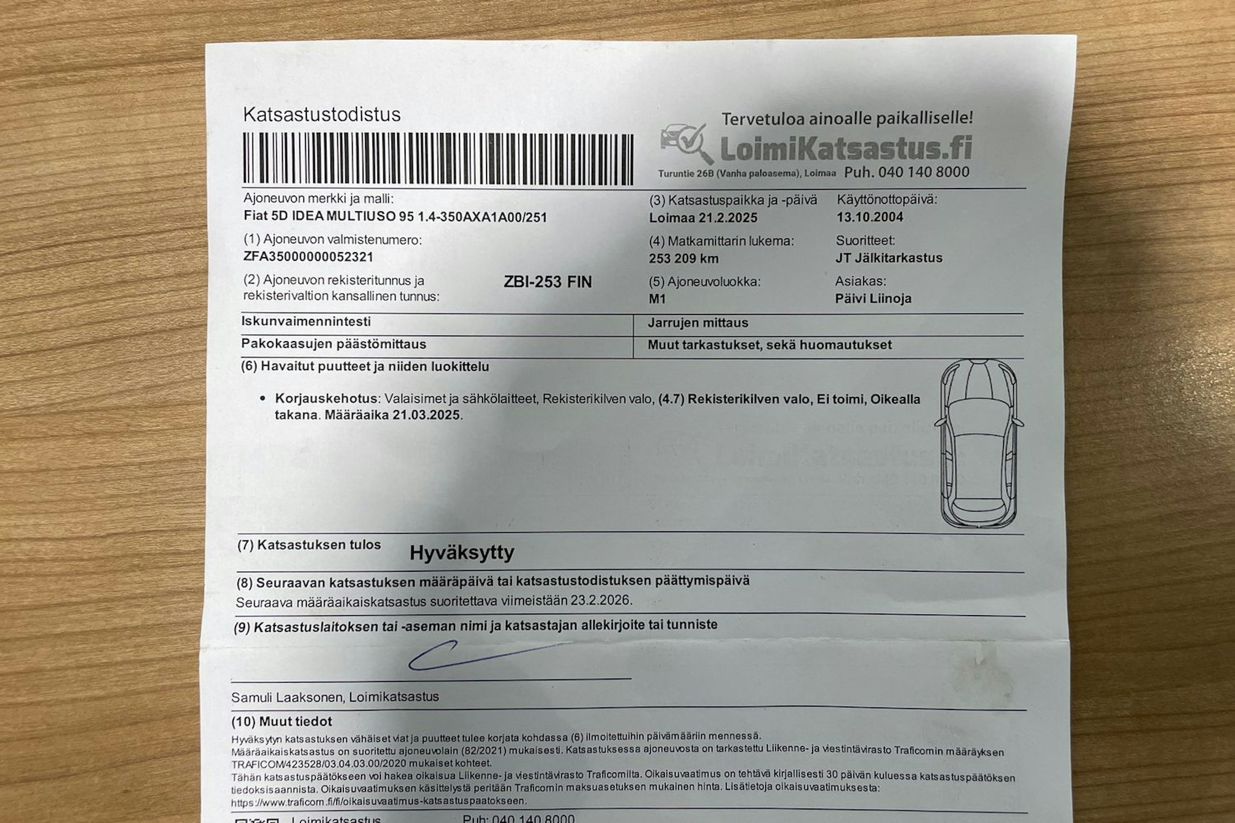Harmaa Fiat Idea 2004 kuva 34.