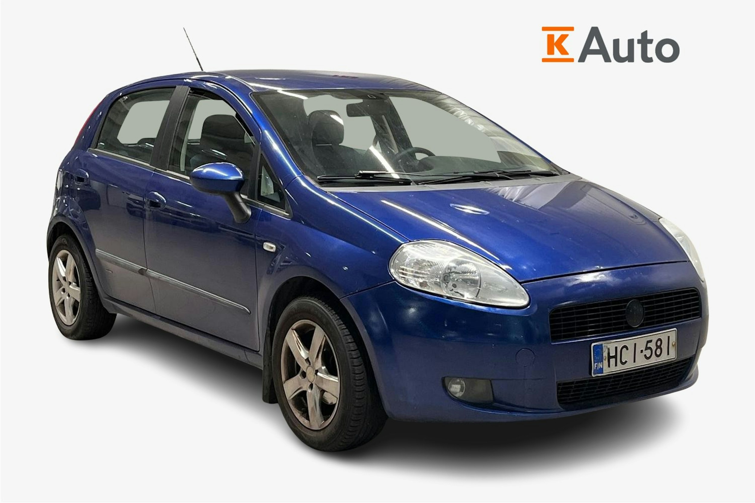 Sininen Fiat PUNTO 2007 kuva 1.