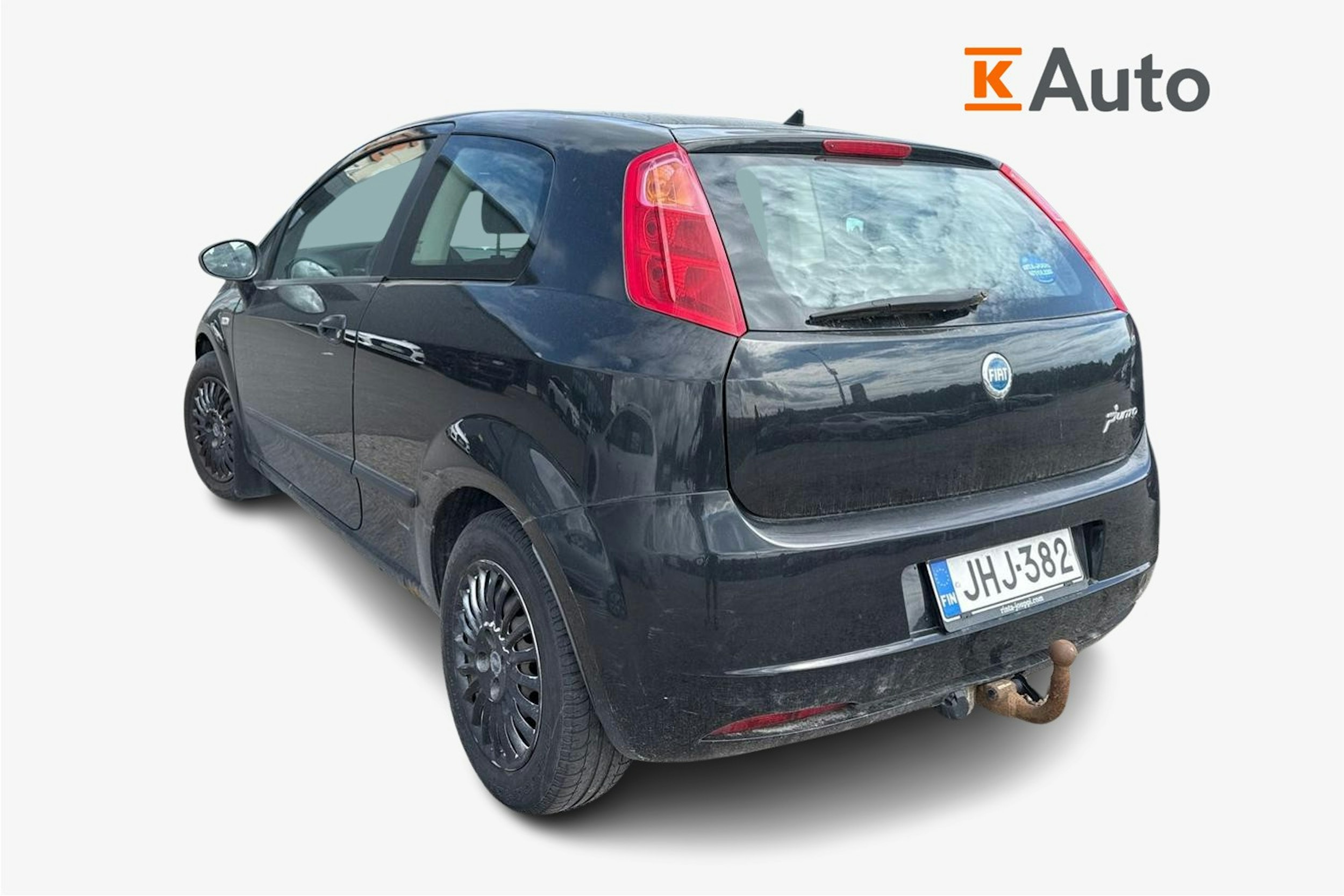 musta Fiat Punto 2007 kuva 2.