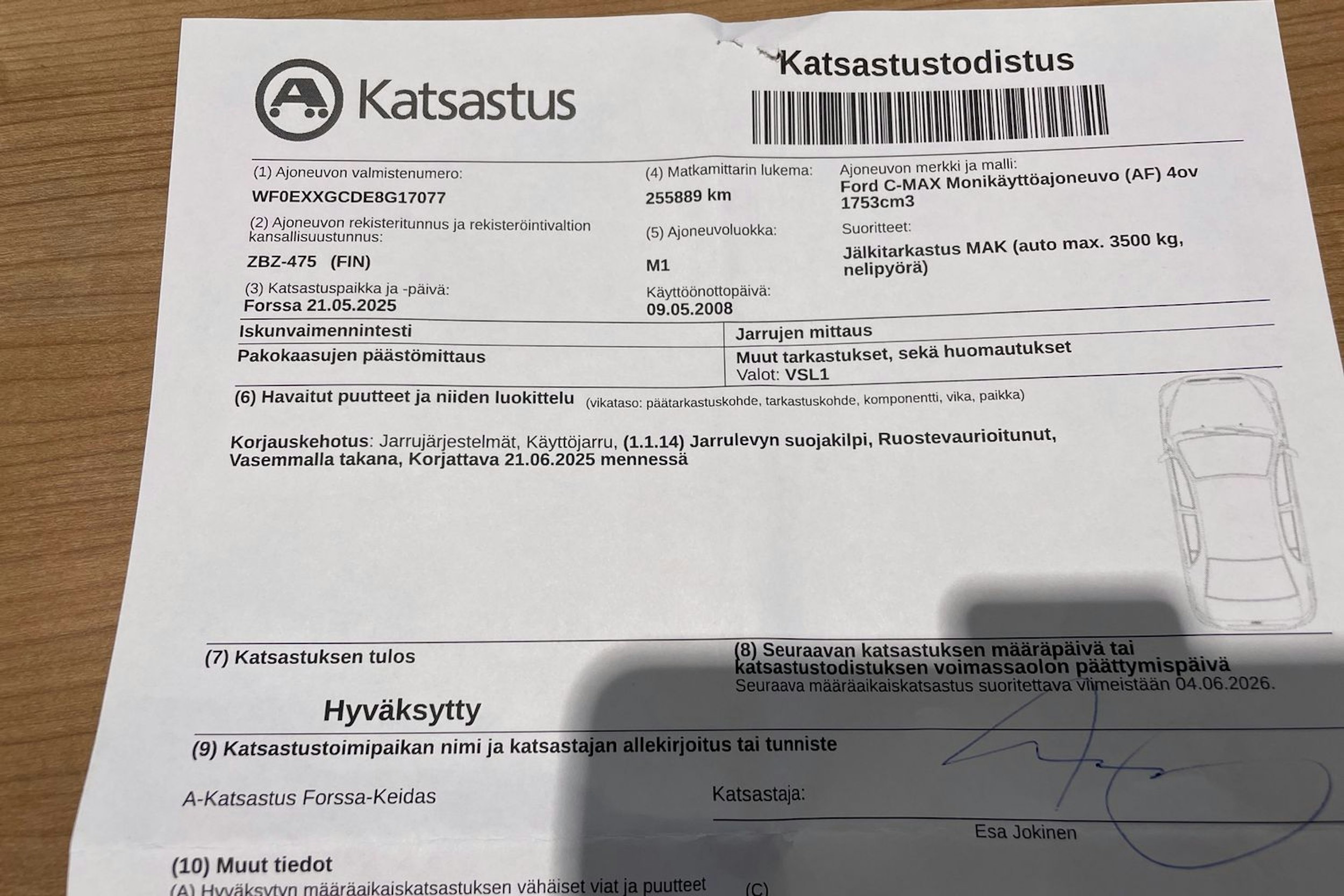 Harmaa Ford C-Max 2008 kuva 32.