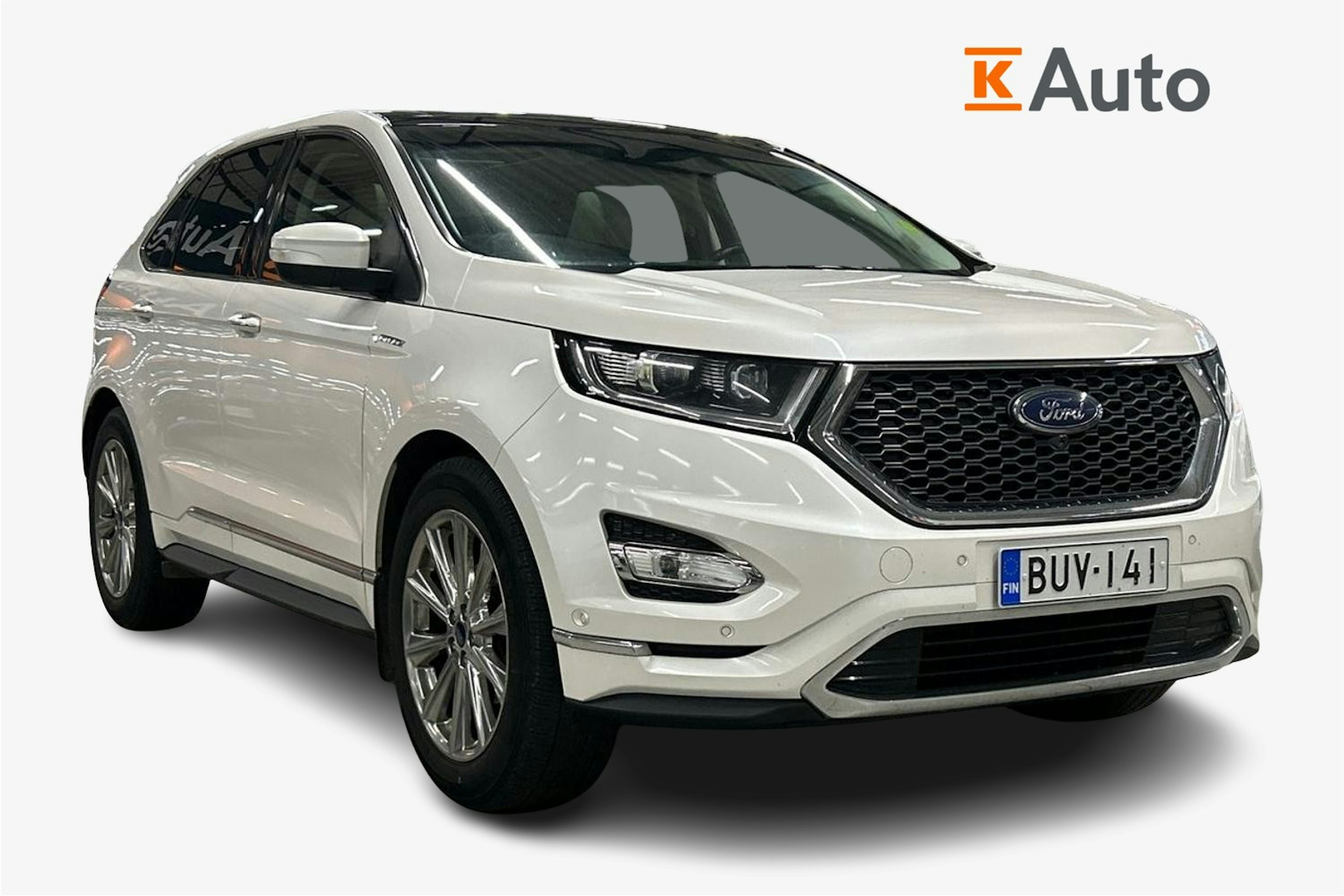 valkoinen Ford Edge 2017 kuva 1.