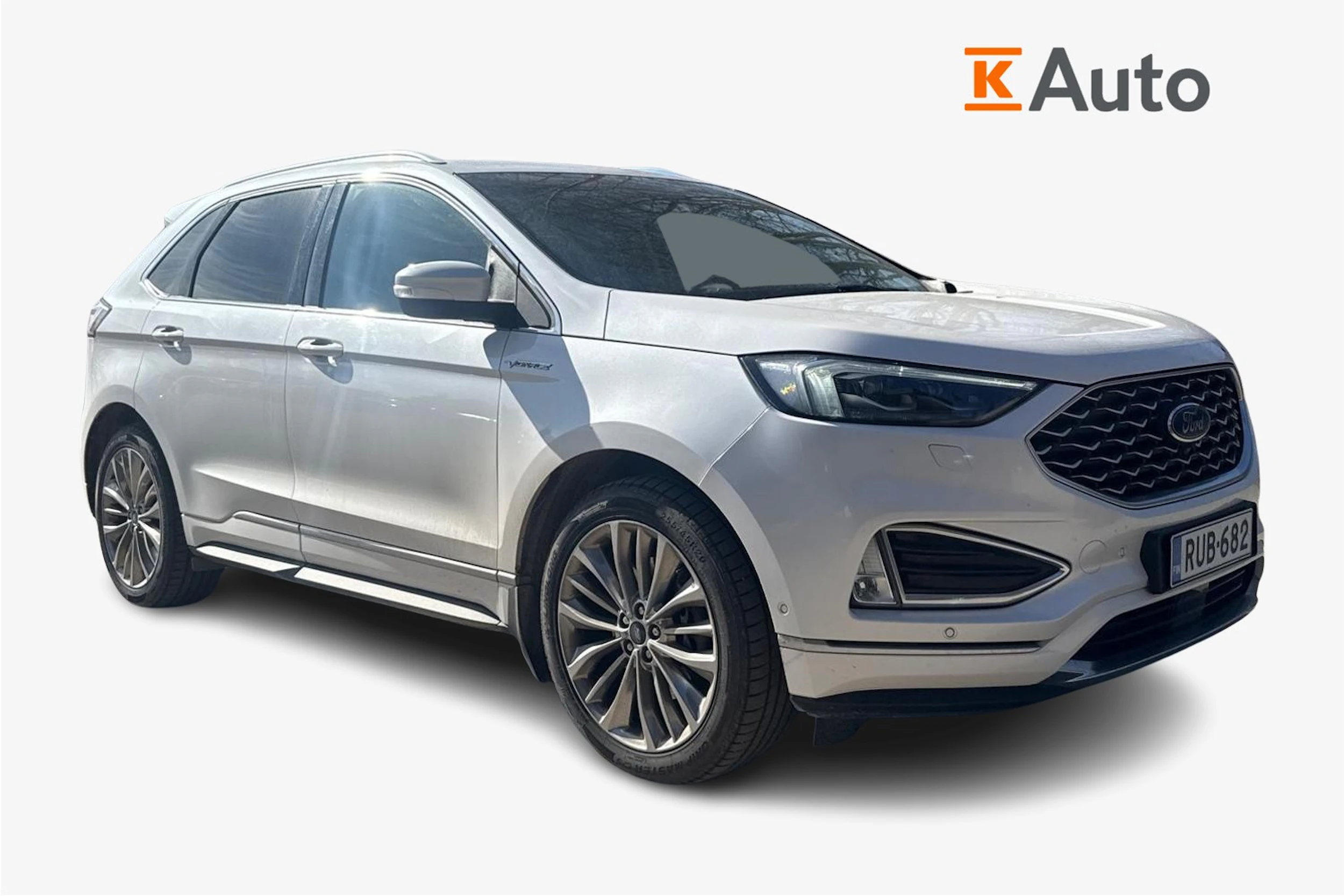 valkoinen Ford Edge 2019 kuva 1.