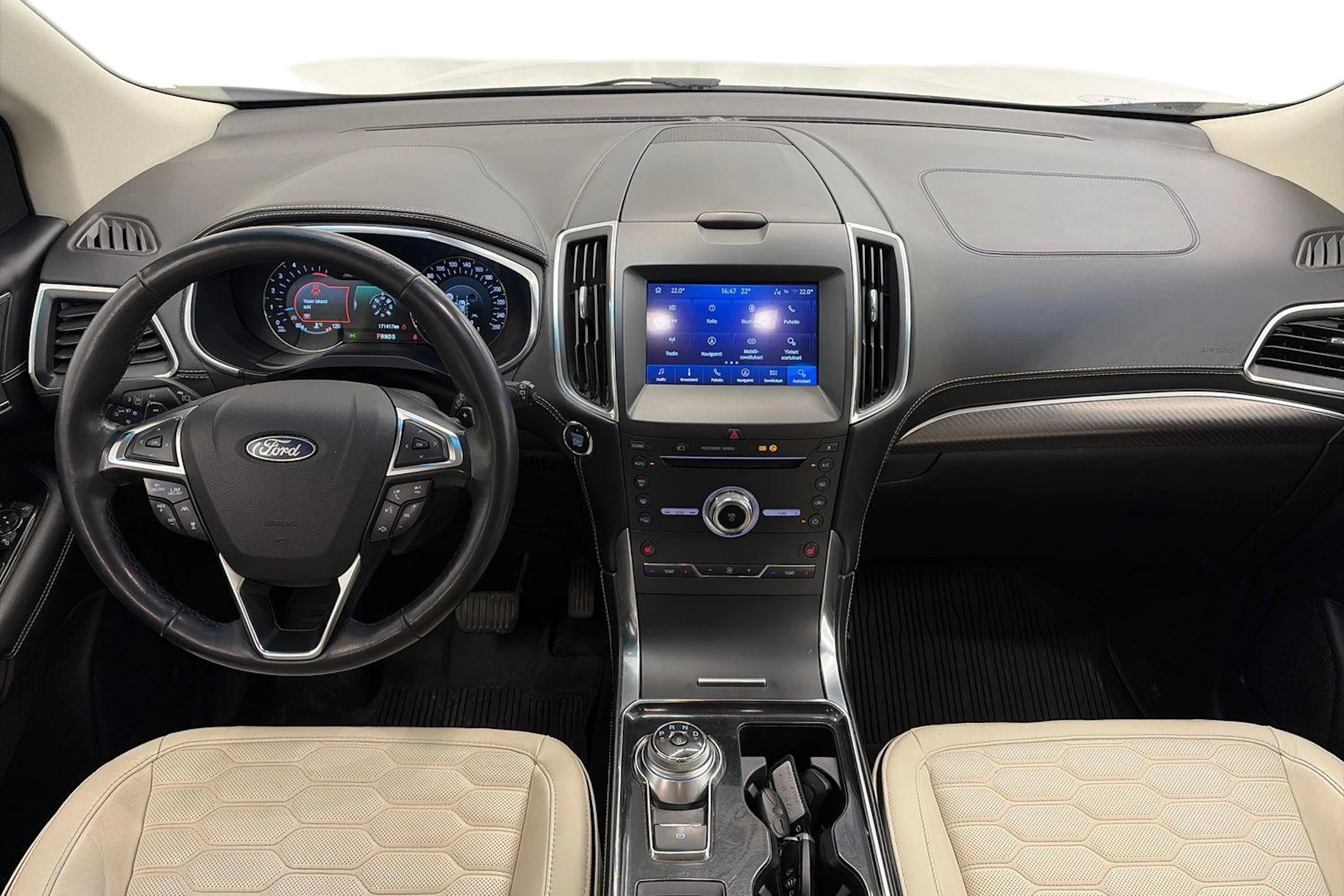 valkoinen Ford Edge 2019 kuva 9.