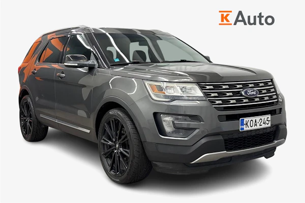Ford Explorer XLT 3,5 | 7 -Paikkainen | Sähköpenkki | Vetokoukku | Keyless | Peruutuskamera | Vakionopeudensäädin