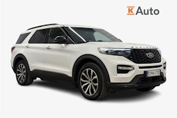valkoinen Ford Explorer 2021 kuva 1.