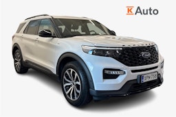 Valkoinen Ford Explorer 2021 kuva 1.