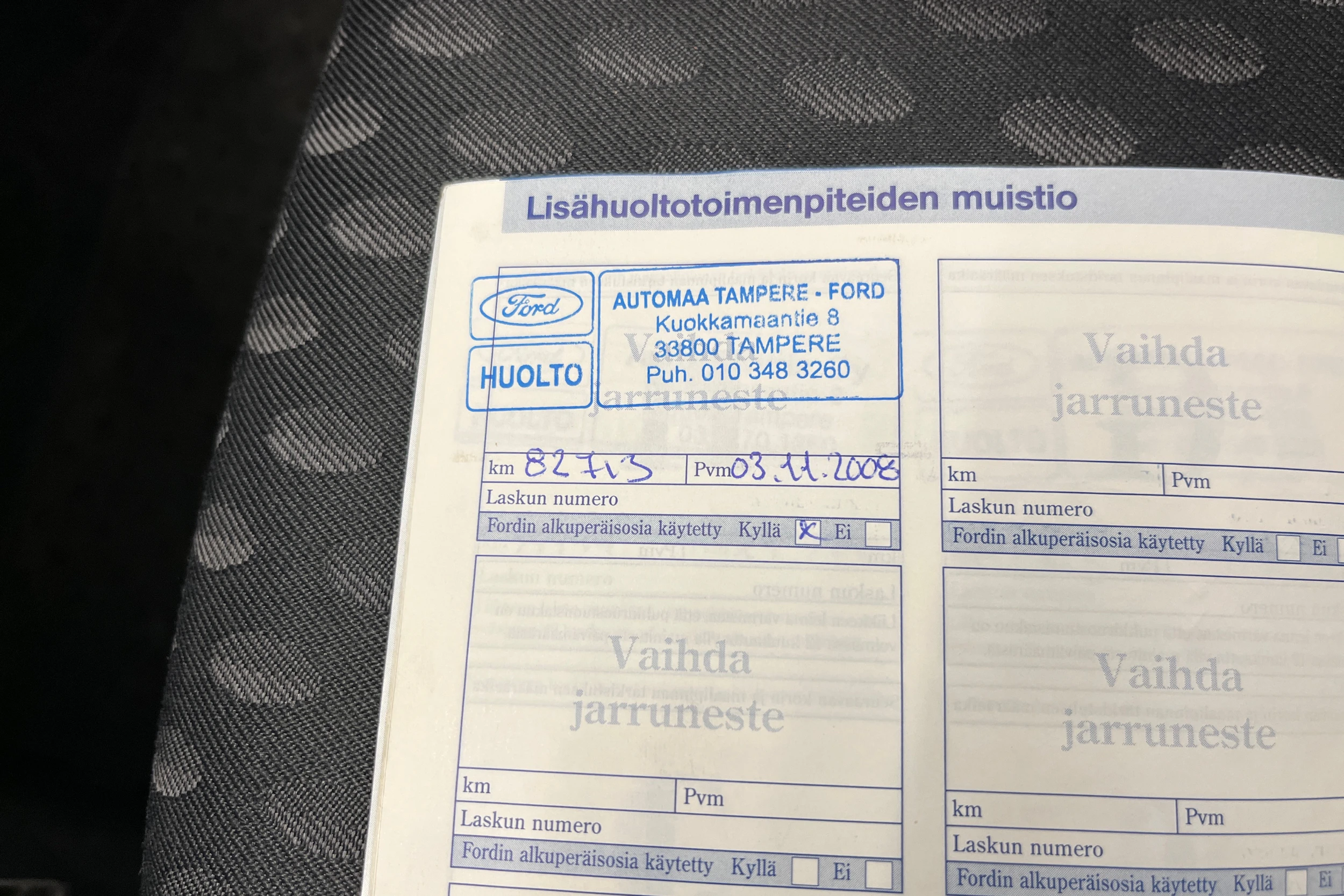 ruskea (beige) Ford Fiesta 2003 kuva 16.