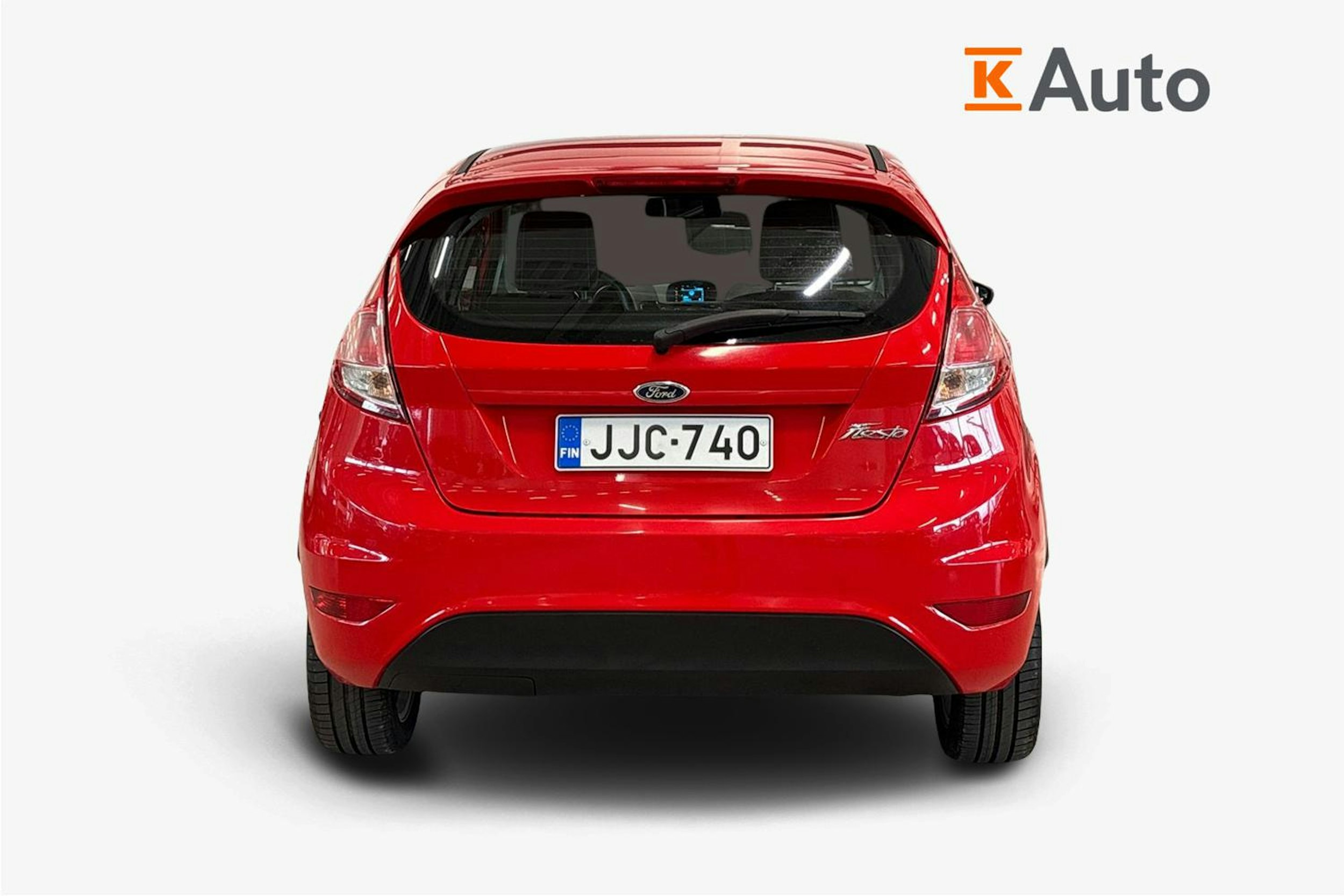 punainen Ford Fiesta 2013 kuva 3.