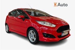 punainen Ford Fiesta 2016 kuva 1.
