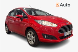 punainen Ford Fiesta 2017 kuva 1.