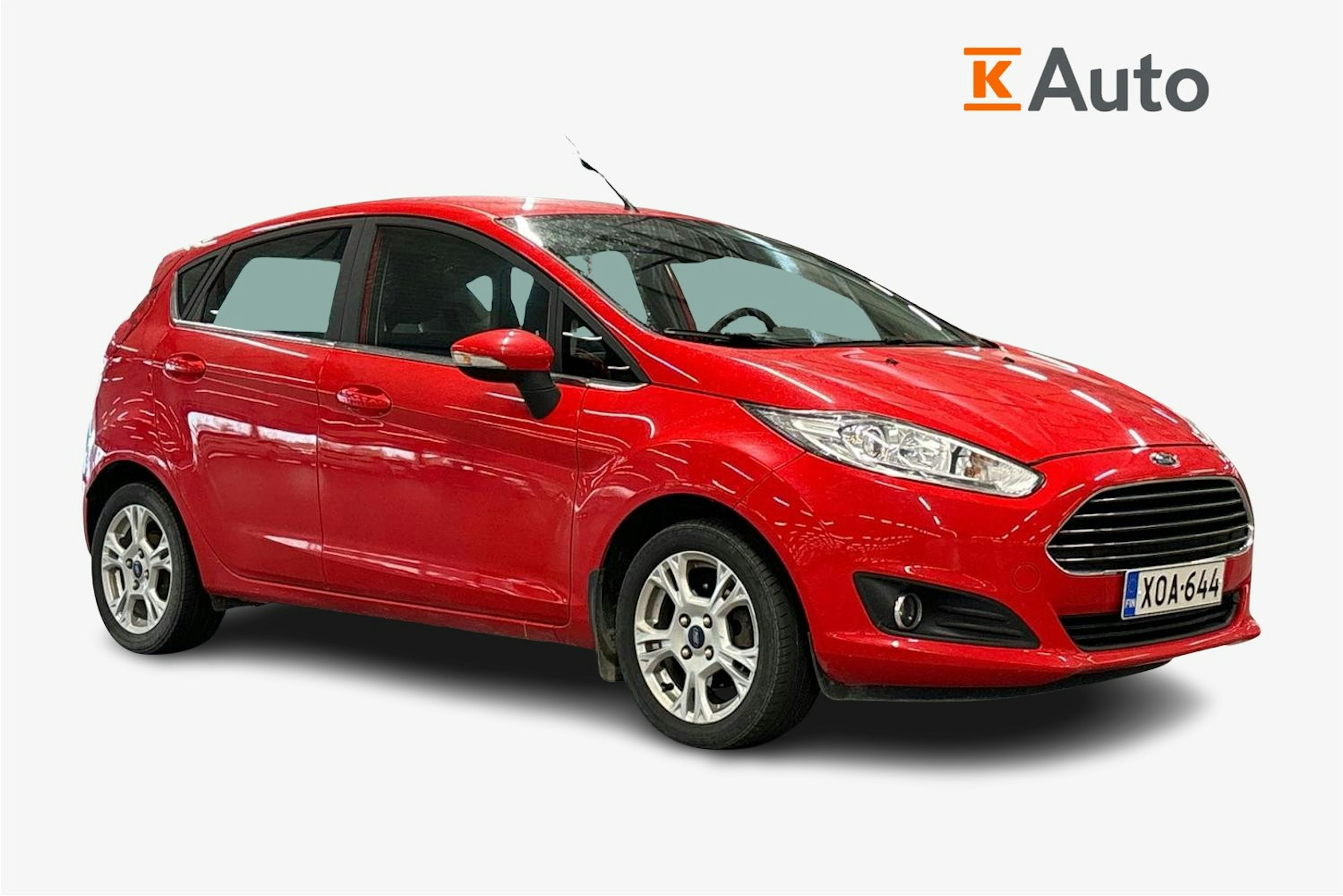 punainen Ford Fiesta 2017 kuva 1.