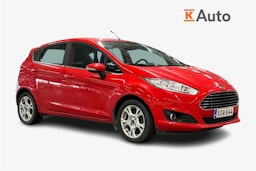 punainen Ford Fiesta 2017 kuva 1.
