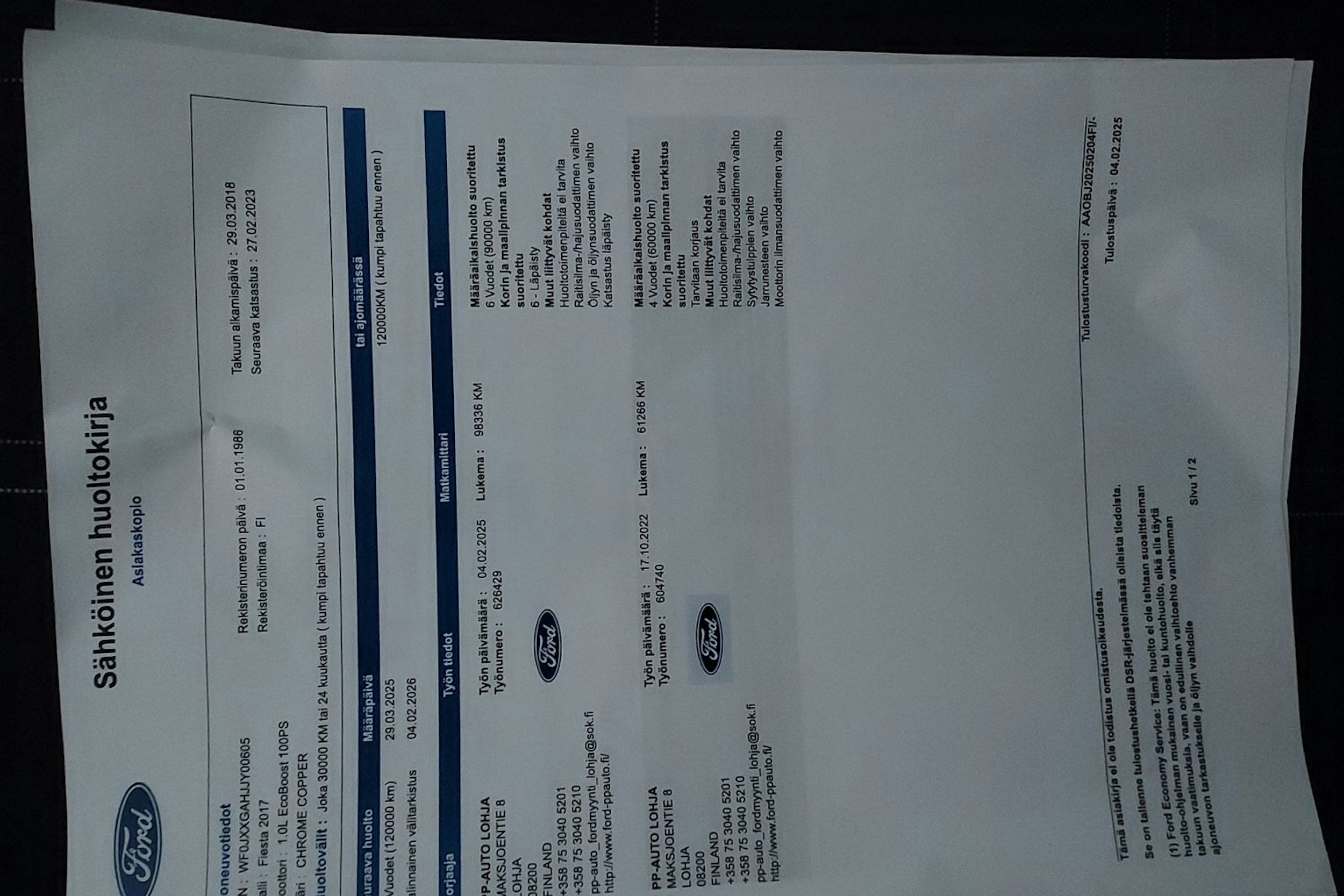 punainen Ford Fiesta 2018 kuva 19.